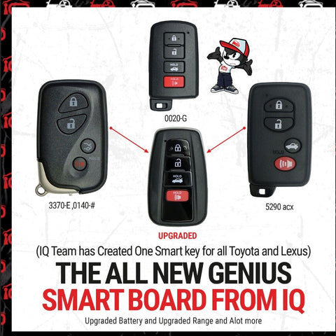 Toyota Smart Remote Key Fob Board