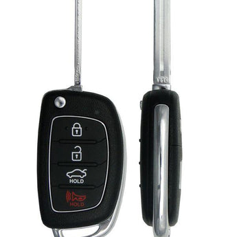 15-17 Hyundai Sonata Keyless Entry Remote Flip Key- TQ8RKE4F16 - IQ KEY SUPPLY