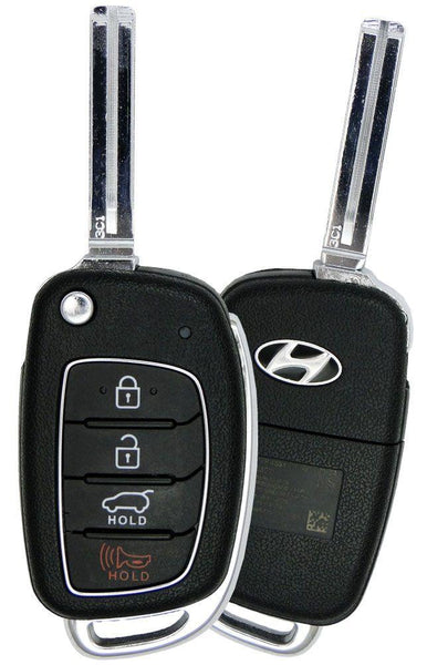 16-19 Hyundai Tucson Keyless Entry Remote Flip Key-TQ8-RKE-4F25 - IQ KEY SUPPLY