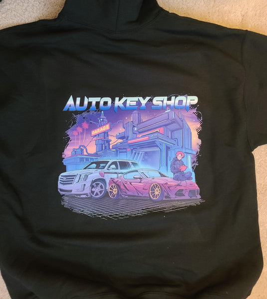 Auto Key Shop T-Shirt - Graphical T-shirt - Half Sleeve T-shirt - We Made Keys T-Shirt - Locksmith T-Shirt - Half Sleeve T-shirt - IQ KEY SUPPLY