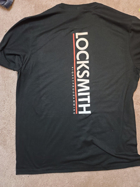Locksmith Reflective Black T Shirt - IQ KEY SUPPLY