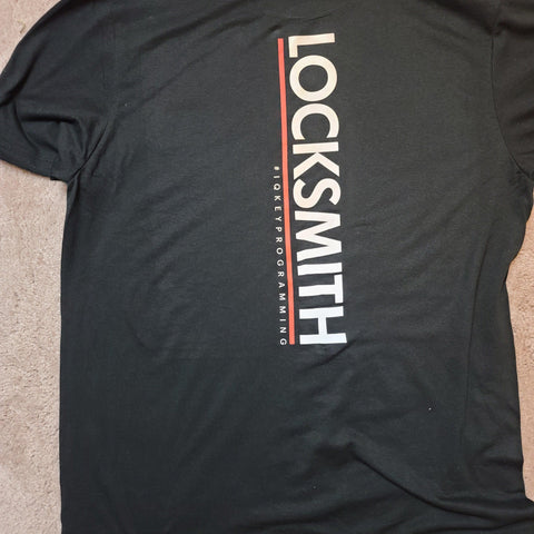 Locksmith Reflective Black T Shirt - IQ KEY SUPPLY