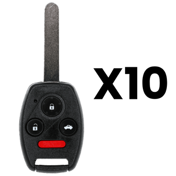 Honda 4 Button Remote Head Key Fcc N5F-S0084A Pn 35111-SVA-306 Pack Of 10 - IQ KEY SUPPLY
