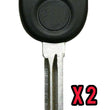 2x Ignition Chip Key for Chevrolet Silverado Tahoe Traverse Equinox B111-PT - IQ KEY SUPPLY