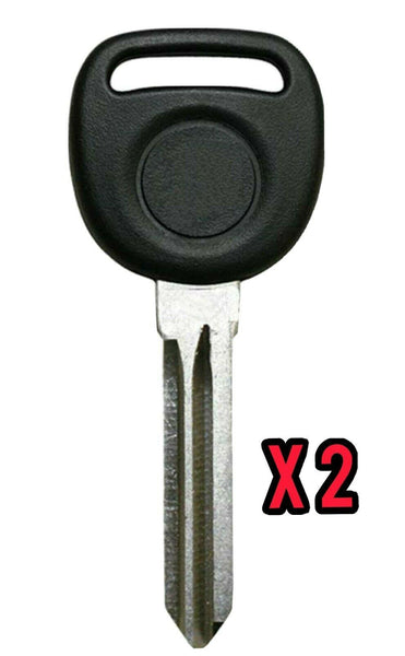 2x Ignition Chip Key for Chevrolet Silverado Tahoe Traverse Equinox B111-PT - IQ KEY SUPPLY