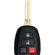 Toyota 4-Button Remote Head Key "H" chip PN:89070-0R100 - IQ KEY SUPPLY