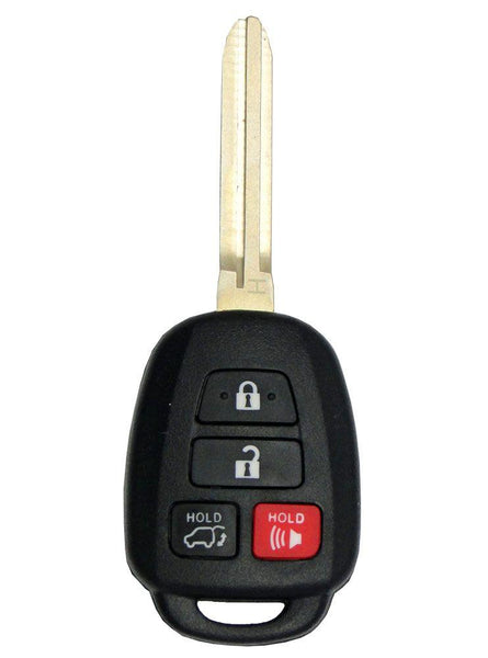 Toyota 4-Button Remote Head Key "H" chip PN:89070-0R100 - IQ KEY SUPPLY